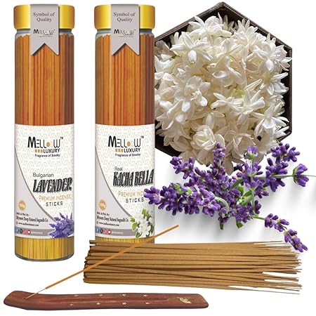 Premium Incense Agrabatti Sticks Pack of 2 [100 Stick ] Loban and KachaBella