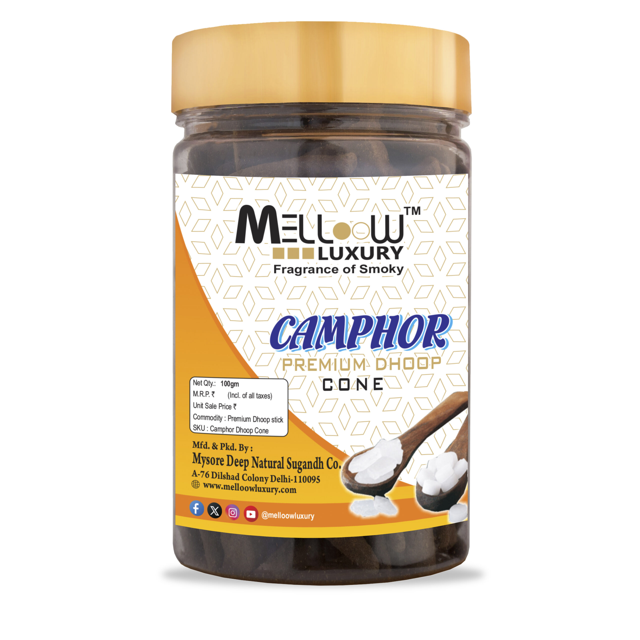 Camphor 100gm CONE